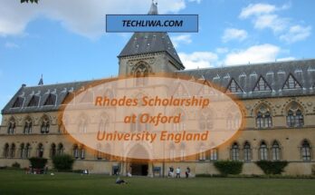 Rhodes Scholarship at Oxford University England Fully Funded