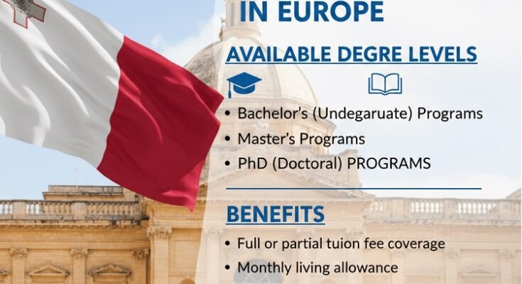 Malta University Scholarships in Europe